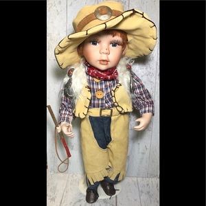 Vintage Duck House Heirlooms Doll Cowboy 327/5,000